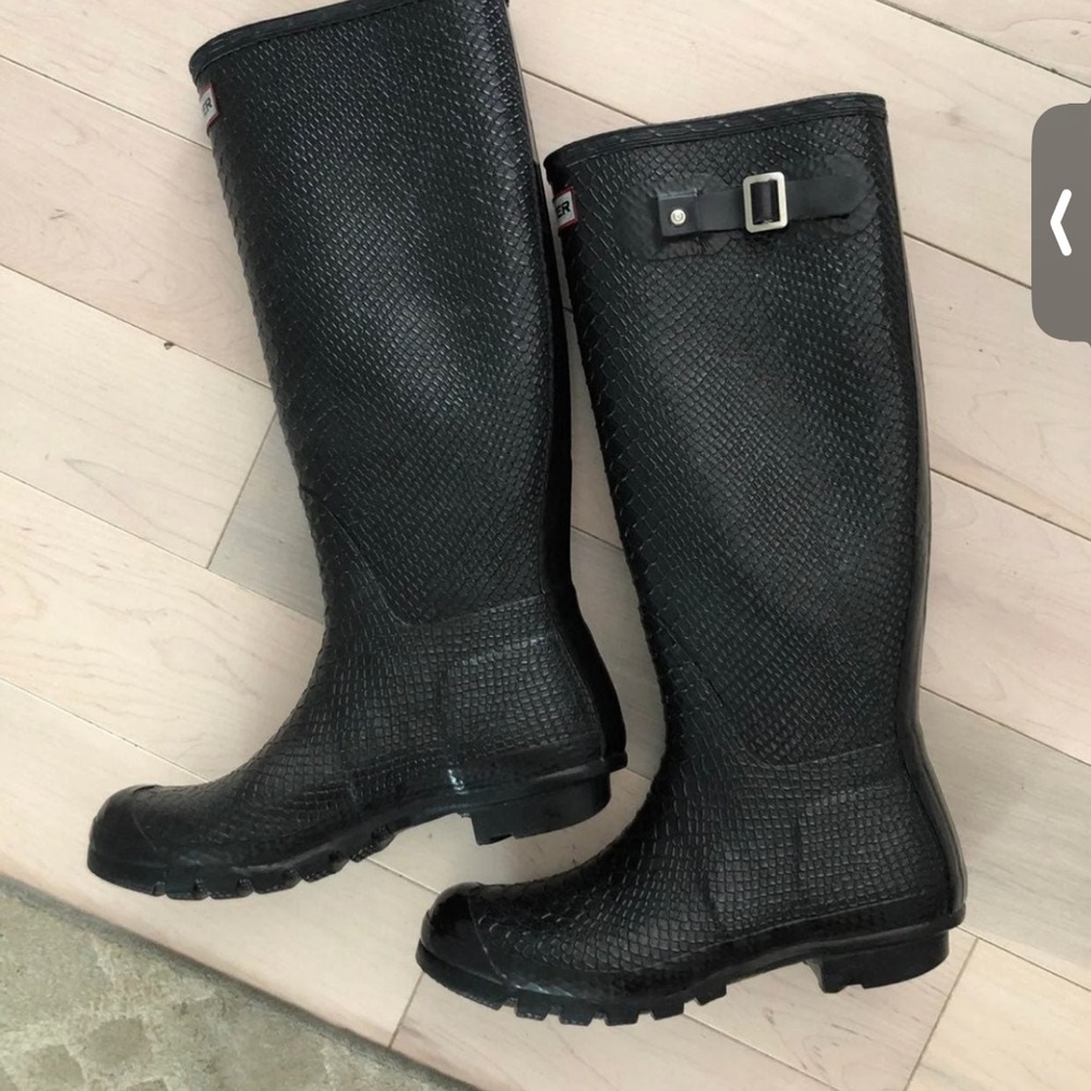 Hunter black boots - Picture 4 of 7